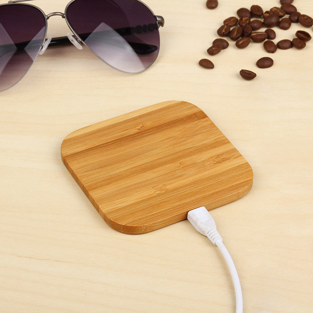 Wooden Bamboo Wireless Charging Pad
