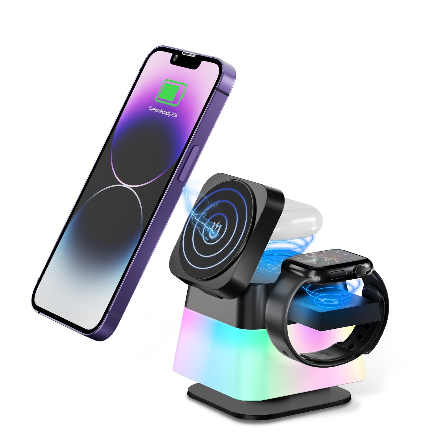 4 In 1 Rotatable Wireless Charger