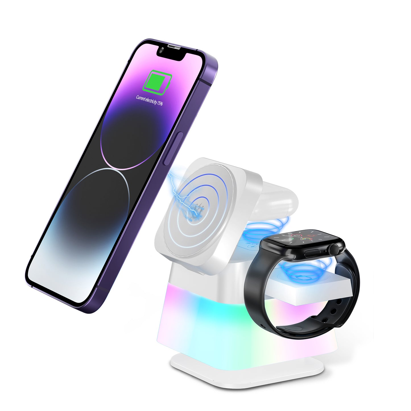 4 In 1 Rotatable Wireless Charger