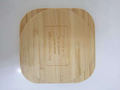 Wooden Bamboo Wireless Charging Pad