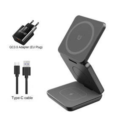 Folding 3 in 1 Wireless Charger Magnetic
